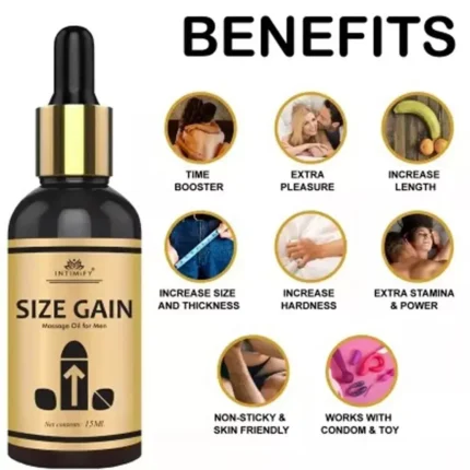 Size Gain Massage Oil For Men