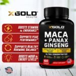 X Gold Health Maca+Panax Ginseng Ultra Concentrated 60 Capsules - Image 8