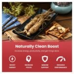 NutraChamps Korean Red Panax Ginseng Supplement 120 Capsules - Image 3