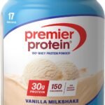 Premier Protein Vanilla Milkshake Protein Powder 30g Whey Low Sugar Keto Friendly Muscle Recovery Supplement