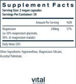 🌿 Vital Nutrients Magnesium Glycinate + Malate - Image 2